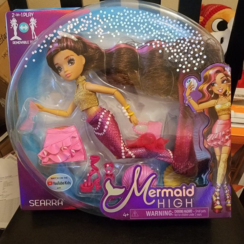 Mermaid High, Searra Deluxe Mermaid Doll 🧜‍♀️"COMES WITH A FREE GIFT"
